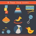 Baby toys icon